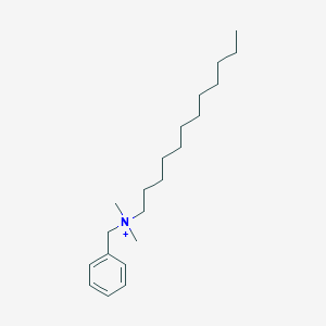 molecular formula C21H38N+ B168525 Benzododecinium CAS No. 1340-95-0