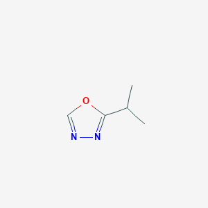 molecular formula C5H8N2O B168534 2-Isopropyl-1,3,4-oxadiazole CAS No. 149324-24-3