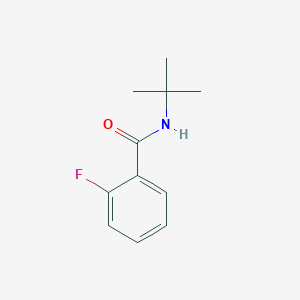molecular formula C11H14FNO B168539 N-tert-butyl-2-fluorobenzamide CAS No. 146617-56-3