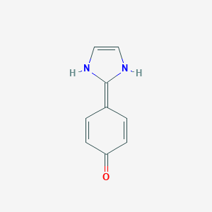 molecular formula C9H8N2O B168543 4-(1H-imidazol-2-yl)phenol CAS No. 15548-89-7