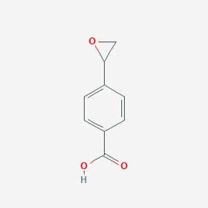 molecular formula C9H8O3 B168548 4-(oxiran-2-yl)benzoic Acid CAS No. 159262-71-2