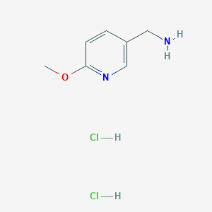 molecular formula C7H12Cl2N2O B168551 (6-Methoxypyridin-3-yl)methanamine dihydrochloride CAS No. 169045-12-9