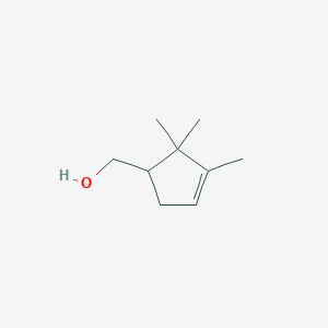 molecular formula C9H16O B168553 (2,2,3-Trimethylcyclopent-3-enyl)methanol CAS No. 100156-45-4
