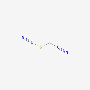 molecular formula C3H2N2S B168568 2-Thiocyanatoacetonitrile CAS No. 14090-64-3