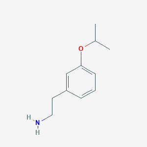 molecular formula C11H17NO B168583 2-(3-Isopropoxyphenyl)ethylamine CAS No. 149489-17-8