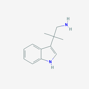 molecular formula C12H16N2 B168590 2-(1H-indol-3-yl)-2-methylpropan-1-amine CAS No. 15467-31-9