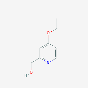 molecular formula C8H11NO2 B168593 (4-ethoxypyridin-2-yl)methanol CAS No. 19677-69-1