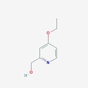 molecular formula C8H11NO2 B168593 (4-Ethoxy-2-pyridinyl)methanol CAS No. 19677-69-1