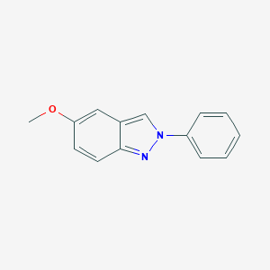 molecular formula C14H12N2O B168604 5-Methoxy-2-phenyl-2H-indazole CAS No. 120455-03-0