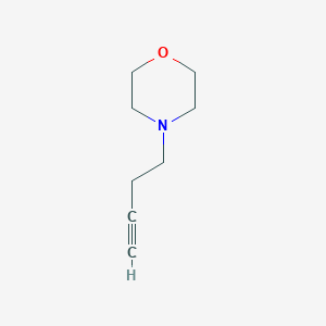 molecular formula C8H13NO B168611 4-(But-3-YN-1-YL)morpholine CAS No. 14731-39-6