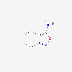 molecular formula C7H10N2O B168626 4,5,6,7-Tetrahydro-2,1-benzisoxazol-3-amine CAS No. 13054-47-2