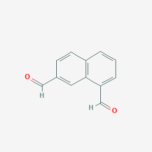 molecular formula C12H8O2 B168637 Naphthalene-1,7-dicarbaldehyde CAS No. 102877-83-8