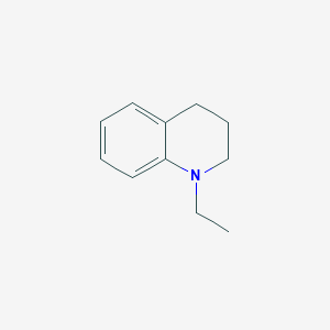molecular formula C11H15N B168648 1-Ethyl-1,2,3,4-tetrahydroquinoline CAS No. 16768-69-7