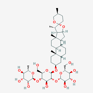 molecular formula C45H74O17 B168651 Asparanin B CAS No. 113982-32-4