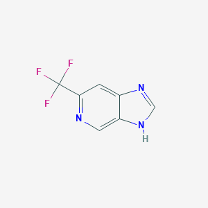 molecular formula C7H4F3N3 B168658 6-(Trifluoromethyl)-3h-imidazo[4,5-c]pyridine CAS No. 156335-71-6