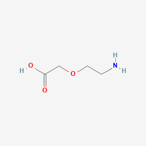 molecular formula C4H9NO3 B168662 Amine-PEG-CH2COOH (MW 3400) CAS No. 10366-71-9
