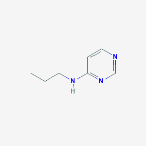 molecular formula C8H13N3 B168665 N-异丁基嘧啶-4-胺 CAS No. 1249197-92-9