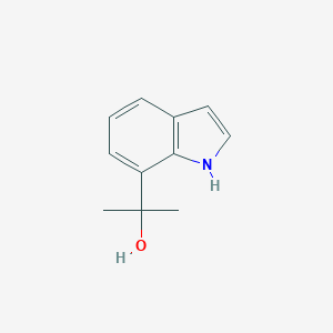molecular formula C11H13NO B168678 2-(1H-Indol-7-yl)propan-2-ol CAS No. 105205-64-9
