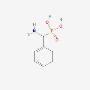 molecular formula C7H10NO3P B168688 (alpha-Aminobenzyl)phosphonic acid CAS No. 18108-22-0