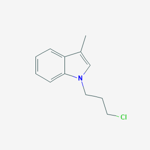 molecular formula C12H14ClN B168702 1-(3-Chloropropyl)-3-methylindole CAS No. 156237-51-3