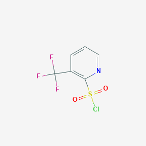 molecular formula C6H3ClF3NO2S B168705 3-(Trifluoromethyl)pyridine-2-sulfonyl chloride CAS No. 104040-75-7