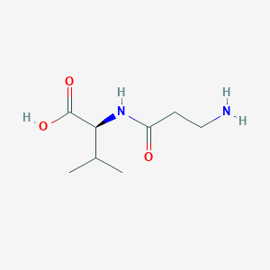 (2S)-2-(3-aminopropanoylamino)-3-methylbutanoic acid
