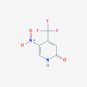 molecular formula C6H3F3N2O3 B168722 5-Nitro-4-trifluoromethyl-pyridin-2-ol CAS No. 115551-85-4