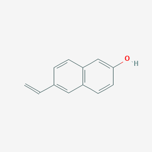 molecular formula C12H10O B168735 6-Vinylnaphthalen-2-ol CAS No. 136896-92-9