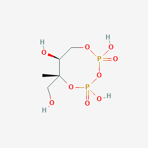 (6R,7S)-2,4,7-Trihydroxy-6-(hydroxymethyl)-6-methyl-1,3,5,2lambda~5~,4lambda~5~-trioxadiphosphocane-2,4-dione