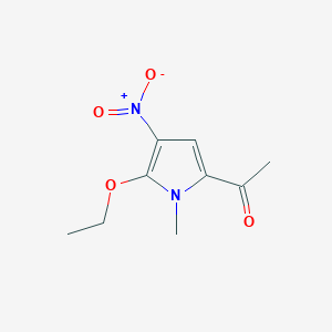 1-(5-Ethoxy-1-methyl-4-nitropyrrol-2-yl)ethanone