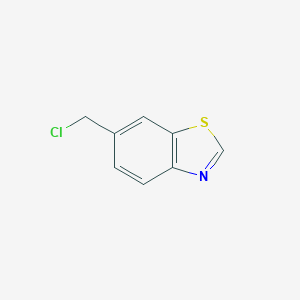 molecular formula C8H6ClNS B168775 6-(Chloromethyl)benzo[d]thiazole CAS No. 149440-49-3