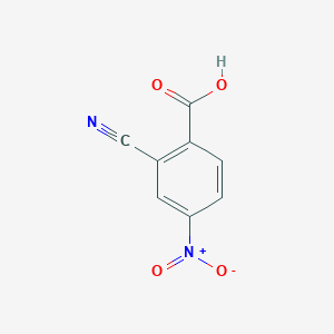 molecular formula C8H4N2O4 B168783 2-Cyano-4-nitrobenzoic acid CAS No. 126388-92-9