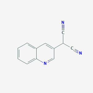 (Quinolin-3-yl)propanedinitrile