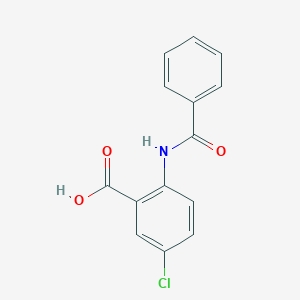 molecular formula C14H10ClNO3 B168789 2-Benzamido-5-chlorobenzoic acid CAS No. 19407-45-5