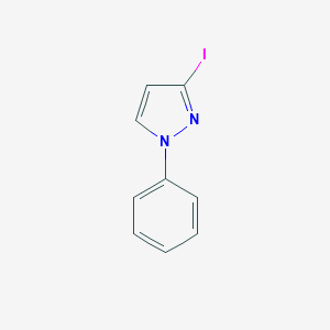 molecular formula C9H7IN2 B168794 3-iodo-1-phenyl-1H-pyrazole CAS No. 141998-90-5