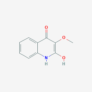 molecular formula C10H9NO3 B168799 3-Methoxy-2,4-dihydroxyquinoline CAS No. 15151-56-1