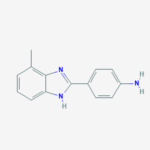 4-(4-Methyl-1H-benzoimidazol-2-yl)-phenylamine