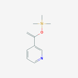 Pyridine, 3-[1-[(trimethylsilyl)oxy]ethenyl]-