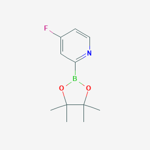 4-Fluoro-2-(4,4,5,5-tetramethyl-1,3,2-dioxaborolan-2-YL)pyridine