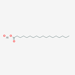 molecular formula C18H35AlO3 B168828 Aluminum, (octadecanoato-kappaO)oxo- CAS No. 13419-15-3