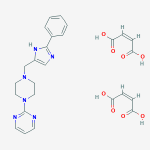 2-Phenyl-5-(4-((2-pyrimidinyl)-piperazin-1-yl)-methyl)-imidazole dimaleate