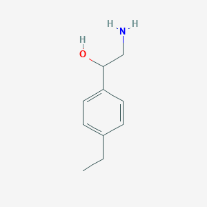 molecular formula C10H15NO B168834 2-Amino-1-(4-ethylphenyl)ethan-1-ol CAS No. 133562-39-7