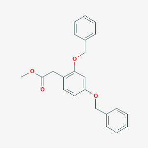 molecular formula C23H22O4 B168837 Methyl 2,4-Bis(benzyloxy)phenylacetate CAS No. 151255-80-0