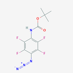 4-(N-Tert-butoxycarbonylamino)tetrafluorophenylazide