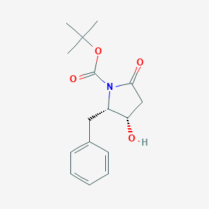 tert-butyl (2S,3S)-2-benzyl-3-hydroxy-5-oxopyrrolidine-1-carboxylate