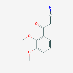 molecular formula C11H11NO3 B168850 3-(2,3-Dimethoxyphenyl)-3-oxopropanenitrile CAS No. 199102-80-2