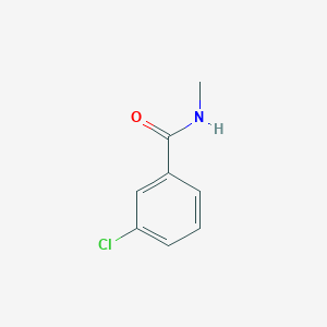 molecular formula C8H8ClNO B168876 3-chloro-N-methylbenzamide CAS No. 18370-10-0
