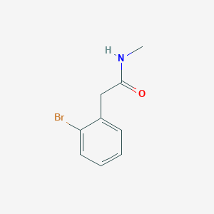 molecular formula C9H10BrNO B168881 2-(2-溴苯基)-N-甲基乙酰胺 CAS No. 141438-47-3