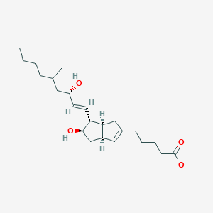 methyl 5-[(3aS,5R,6R,6aS)-5-hydroxy-6-[(E,3S)-3-hydroxy-5-methylnon-1-enyl]-1,3a,4,5,6,6a-hexahydropentalen-2-yl]pentanoate