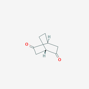 molecular formula C8H10O2 B168902 (1S,4S)-bicyclo[2.2.2]octane-2,5-dione CAS No. 177931-43-0